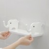 NeatHome Elephant-Shaped Wall Shelf, No-Drill Cute Floating Storage Organizer for Bathroom, Kitchen & Bedroom