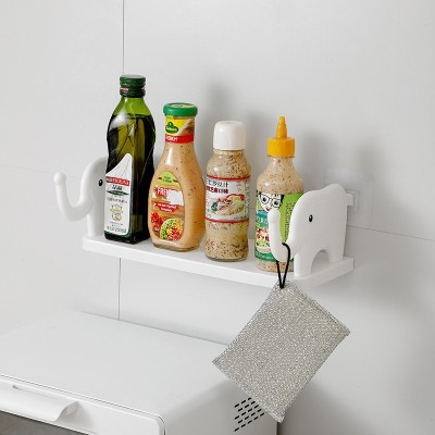 NeatHome Elephant-Shaped Wall Shelf, No-Drill Cute Floating Storage Organizer for Bathroom, Kitchen & Bedroom
