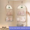 NeatHome Hanging Underwear Organizer, 3-Tier Wall Mounted Mesh Storage Bag for Lingerie, Socks, Bras