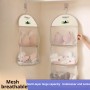 NeatHome Hanging Underwear Organizer, 3-Tier Wall Mounted Mesh Storage Bag for Lingerie, Socks, Bras