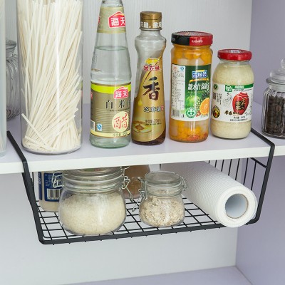 NeatHome Under Desk Storage Organizer, Closet Hanging Shelf Rack for Wardrobe & Desk