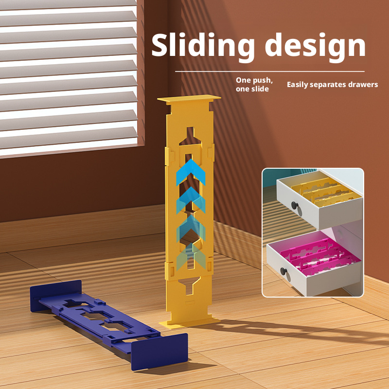NeatHome Expandable Drawer Dividers, Adjustable Plastic Storage Separators for Closet, Kitchen, Bedroom