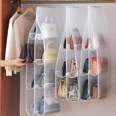 NeatHome Hanging Handbag Organizer, Double-Sided Dustproof Purse Storage Holder for Closet
