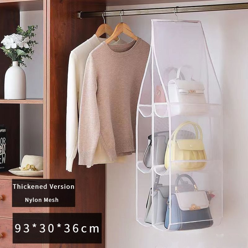 NeatHome Hanging Handbag Organizer, Double-Sided Dustproof Purse Storage Holder for Closet