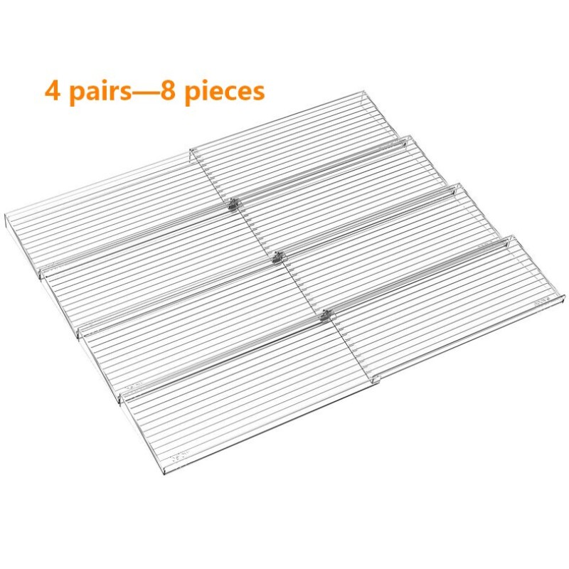 Adjustable Tiered Spice Rack Organizer, Clear Seasoning Bottle Display Shelf